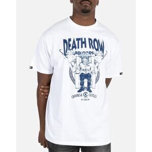 Crooks & Castles Men's T-Shirt Death Row Records Core Tee in 2XL White